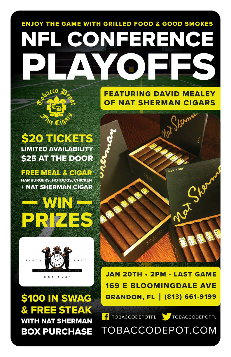 Nat Sherman NFL Conference Playoff Event in Brandon