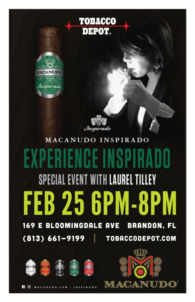 Macanudo Cigar Night – 2/25 from 6:00PM-8:00PM at Brandon TD