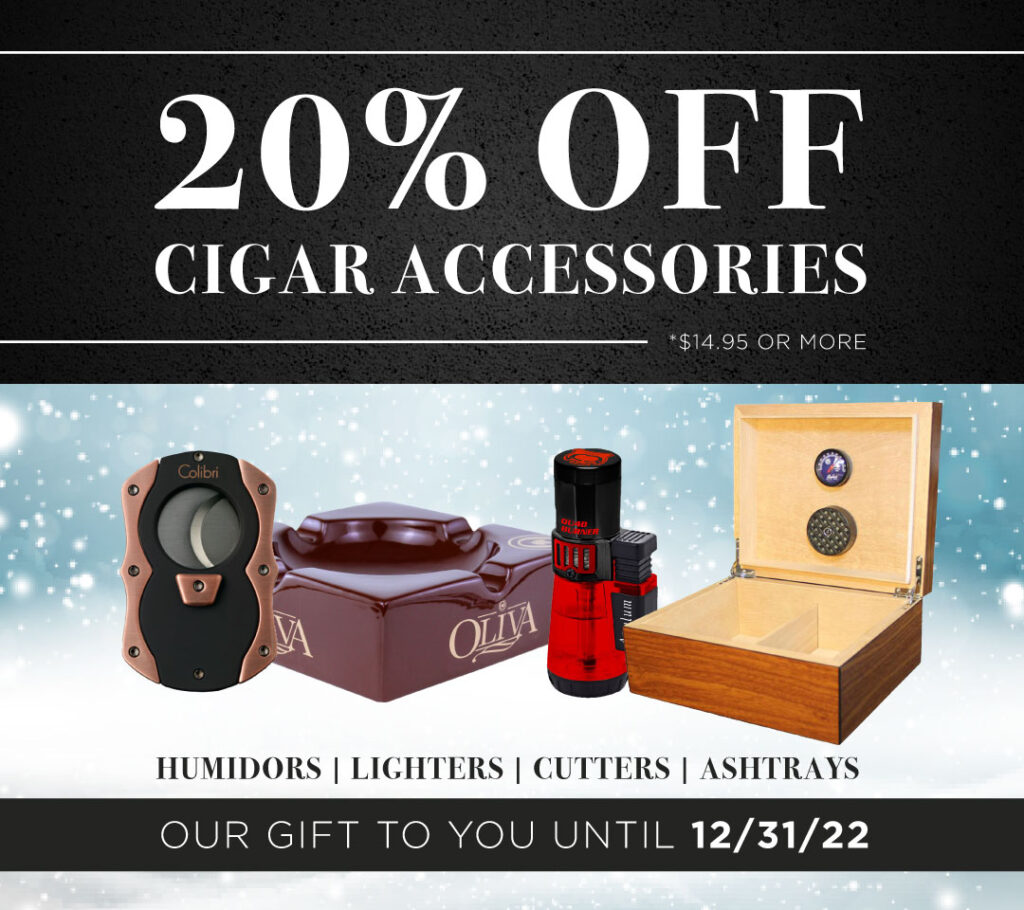 20% OFF Cigar Accessories Sale // Happy Holidays! 🎄