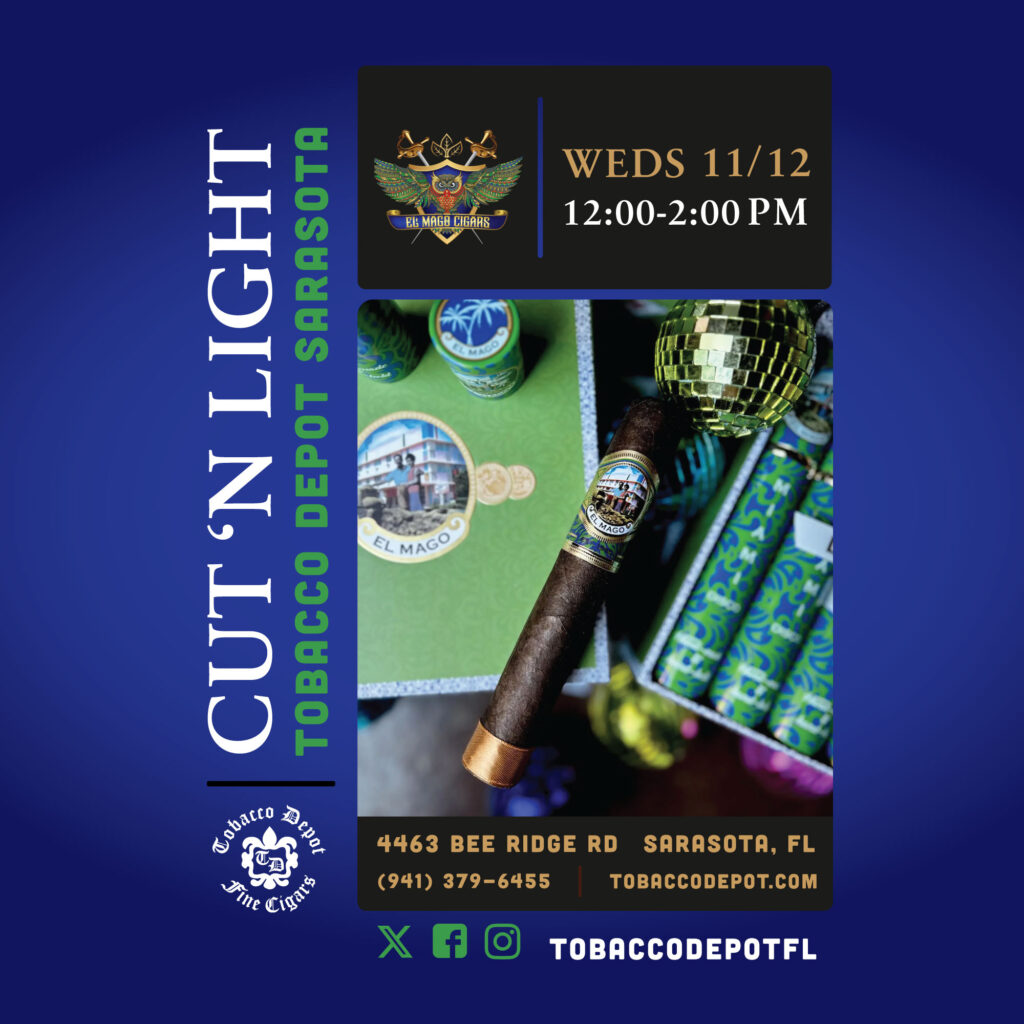 El Mago Cut ‘N Light in Sarasota on 11/12 from 12-2PM