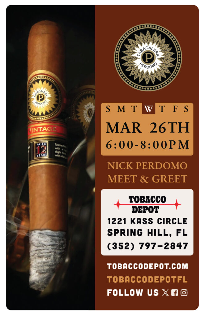 Nick Perdomo Meet & Greet – 3/26/25 from 6:00PM-8:00PM at Spring Hill TD