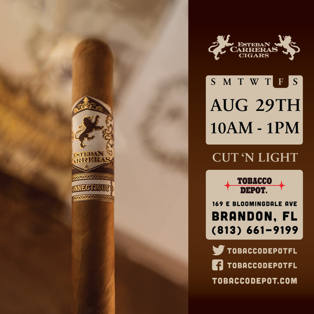 Esteban Carreras Cut ‘N Light in Brandon August 29th 10AM-1PM